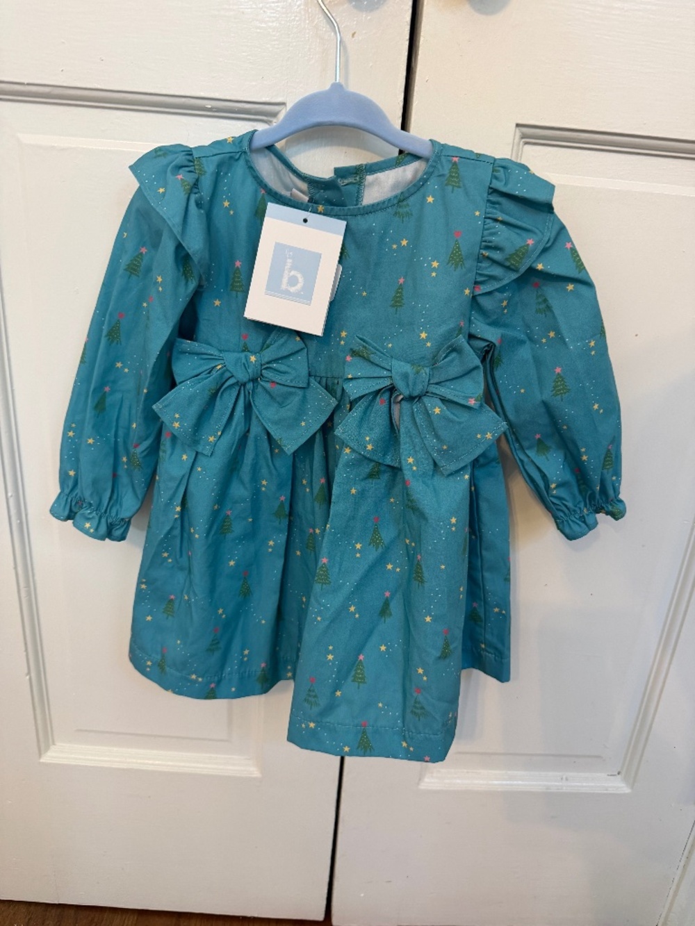 Bella Bliss Holiday Christmas tree dress-18 months- NWT
